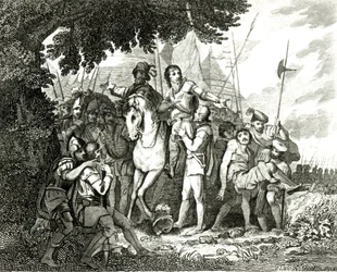 La gentillesse de Sir Philip Sidney envers un soldat, 1815
